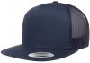 Picture of Yupoong - YP Classics 5 Panel Flat Peak Snap Back Trucker Cap
