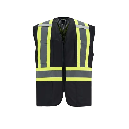 Picture of CX2 Workwear - Scout - Adult Tricot Hi-Vis Zipper Front Vest