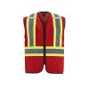Picture of CX2 Workwear - Scout - Adult Tricot Hi-Vis Zipper Front Vest