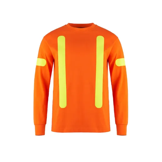 Picture of CX2 Workwear - Citadel - Adult Cotton Long Sleeve Safety T-Shirt