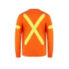 Picture of CX2 Workwear - Citadel - Adult Cotton Long Sleeve Safety T-Shirt