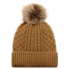 Picture of AJM - 1E140L - Acrylic Cuff Toque w/ Faux Fur Pom Pom