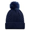 Picture of AJM - 1E140L - Acrylic Cuff Toque w/ Faux Fur Pom Pom