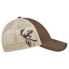 Picture of AJM - 6H877M - Wildlife Stitch - Enzyme Washed Deluxe Chino Twill / Soft Polyester Mesh Cap