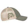 Picture of AJM - 6H877M - Wildlife Stitch - Enzyme Washed Deluxe Chino Twill / Soft Polyester Mesh Cap