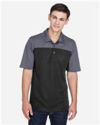 Picture of Core 365 - Mens Balance Colorblock Performance Piqué Polo