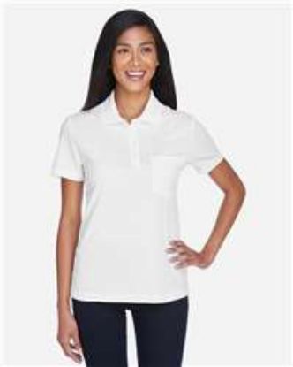 Picture of Core 365 - Women's Performance Pique Polo (With pocket)