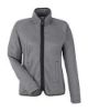 Picture of Core 365 - Women's Venture Heathered Stripe Full-Zip Jacket