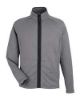 Picture of Core 365 - Mens Venture Heathered Stripe Full-Zip Jacket