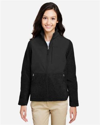 Picture of Core 365 - Women's Journey Summit Hybrid Full-Zip