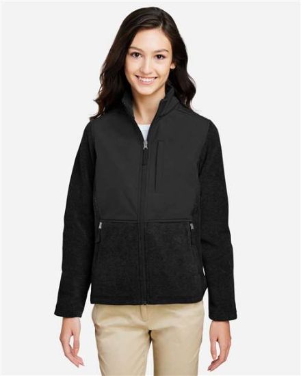Picture of Core 365 - Women's Journey Summit Hybrid Full-Zip