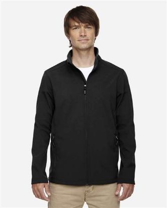 Picture of Core 365 - Mens Tall Cruise Two-Layer Fleece Bonded Soft Shell Jacket
