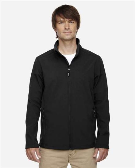 Picture of Core 365 - Mens Tall Cruise Two-Layer Fleece Bonded Soft Shell Jacket