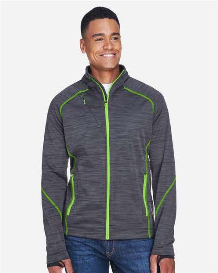 Picture of North End - Mens Flux Mélange Bonded Fleece Jacket