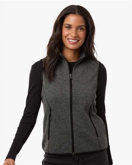 Picture of North End - Women's Jasper Jacquard Fleece Vest