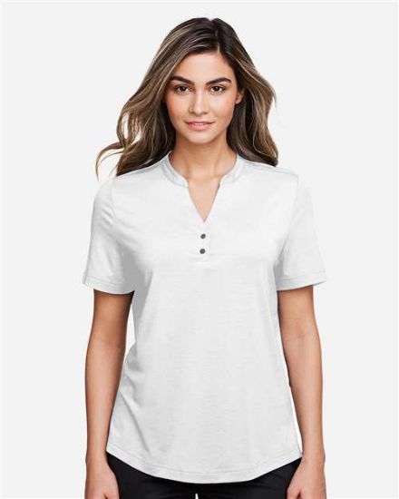 Picture of North End - Women's JAQ Snap-Up Stretch Performance Polo