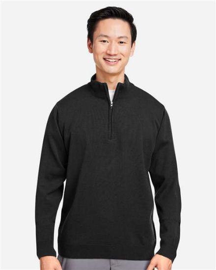 Picture of Harriton - Unisex Pilbloc™ Quarter-Zip Pullover Sweater
