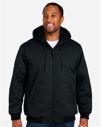 Picture of Harriton - Unisex ClimaBloc® Heavyweight Hooded Full-Zip Jacket