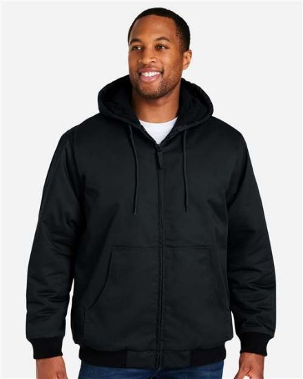 Picture of Harriton - Unisex ClimaBloc® Heavyweight Hooded Full-Zip Jacket