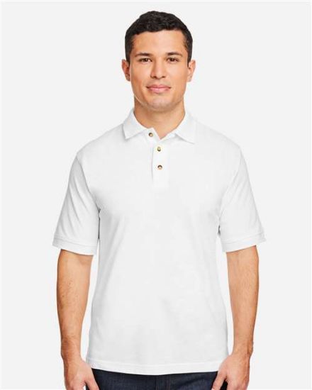 Picture of Harriton - Mens Pique Polo