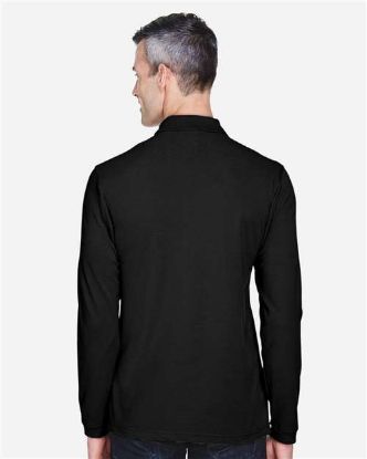 Picture of Harriton - Mens Easy Blend™ Long Sleeve Polo