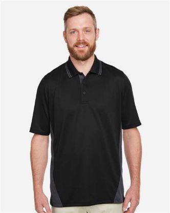 Picture of Harriton - Mens Flash Snag Protection Plus IL Colorblock Polo
