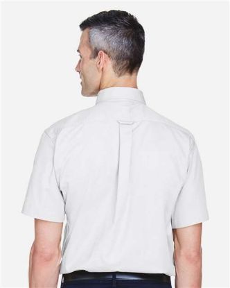 Picture of Harriton - Mens Easy Blend™ Twill Dress Shirt with Stain-Release