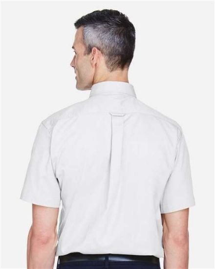 Picture of Harriton - Mens Easy Blend™ Twill Dress Shirt with Stain-Release