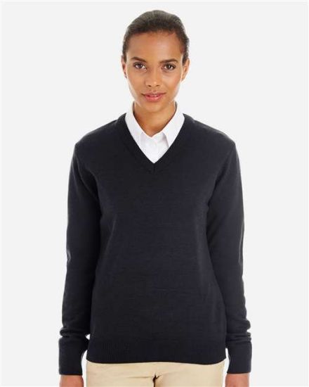 Picture of Harriton - Women's Pilbloc V-Neck Sweater