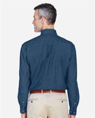 Picture of Harriton - Mens Denim Shirt