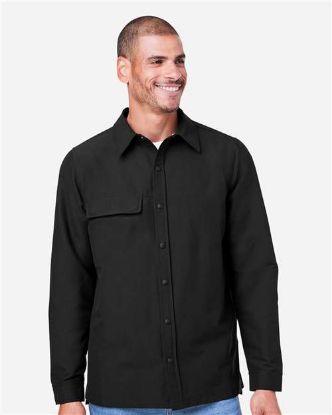 Picture of Harriton - Unisex Flex Twill Overshirt Jacket