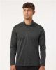 Picture of AllPro - Mens Pro-Lock Performance Mélange Quarter-Zip Pullover