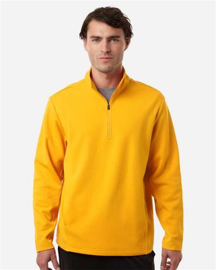 Picture of Team 365 - Unisex Squad Cadet Quarter-Zip Tech Fleece Pullover