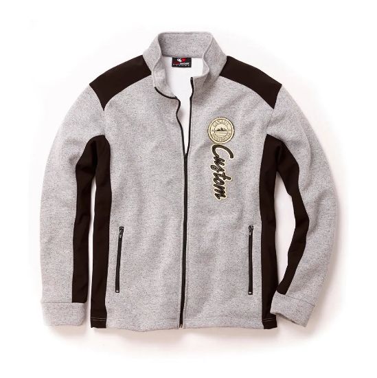 Picture of JK535 Custom Unlined fleece jacket with softshell inserts
