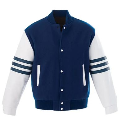 Picture of JK346KC - Custom Melton and Leather Varsity Jacket