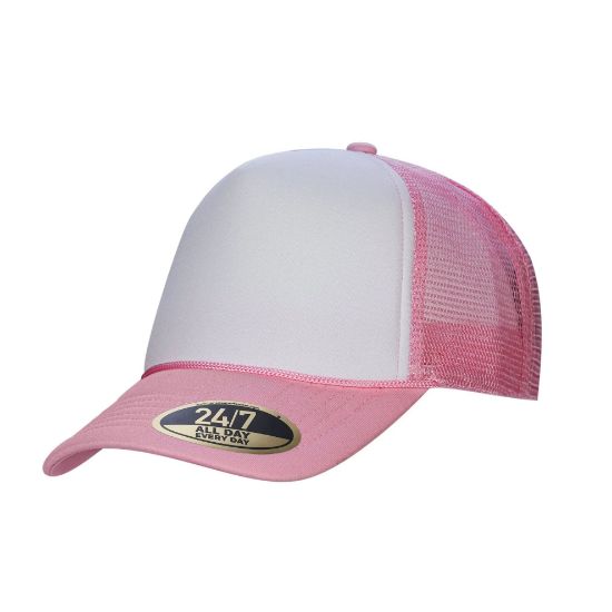 Picture of H08210 - Retro - 5-Panel Foam Snap Back Trucker Cap