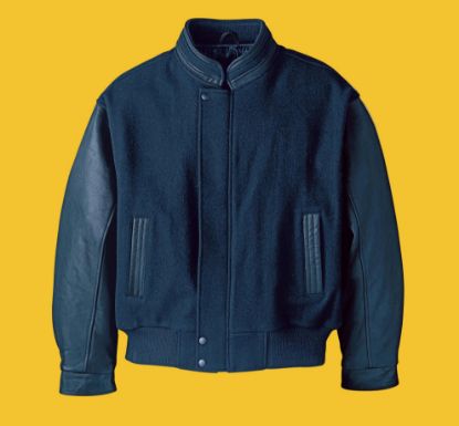 Picture of L0227Y - DISCONTINUED - Youth Melton & Leather Jacket