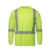 Picture of S05982 - VOLT - Long Sleeve Hi-VIS T-Shirt with Segmented Stripes