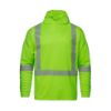 Picture of S05985 - GLOW - Long Sleeve Hi-VIS Hooded T-Shirt with Segmented Stripes