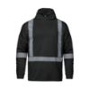 Picture of S05985 - GLOW - Long Sleeve Hi-VIS Hooded T-Shirt with Segmented Stripes