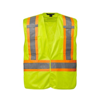 Picture of CX2 Workwear / Hi-Vis - Vanguard - Tricot Hi-Vis 5 Point Tear-Away Vest - Dual Sized