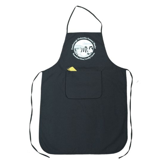 Picture of Black - One Pocket  Bib Apron