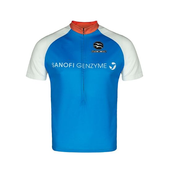 Picture of PO140 - Custom Sublimated 1/2 Zip Cycling Jersey
