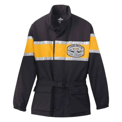 Picture of JK221 Custom Two-toned jacket with reflective tape & nylon lining