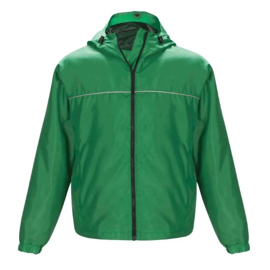 Picture of JK455 Custom Nylon lined hooded jacket with reflective piping detail