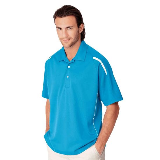 Picture of GS226 Custom Two-toned polo shirt with piping detail & self collar (ladies')