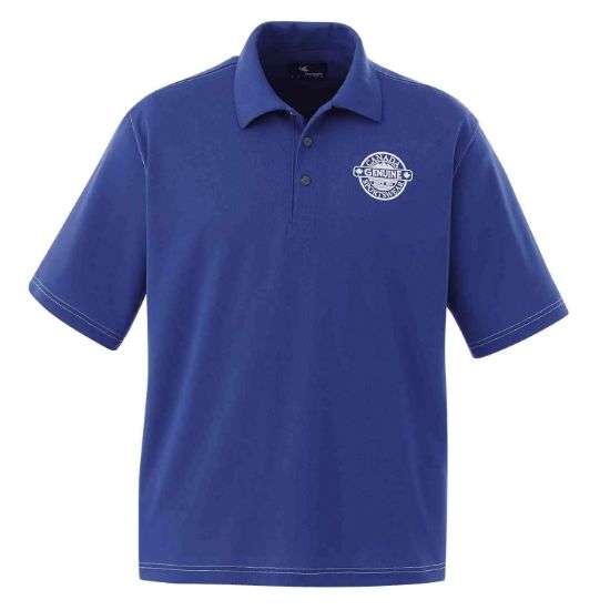 Picture of GS214 Custom Solid polo shirt with self collar & contrast stitching