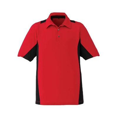 Picture of GS268 Custom Two-toned polo shirt with snap closure & self collar
