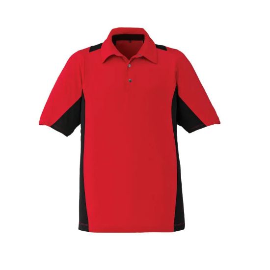 Picture of GS268 Custom Two-toned polo shirt with snap closure & self collar