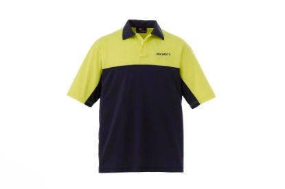 Picture of GS267 Custom Two-toned polo shirt with hi-vis upper & self collar